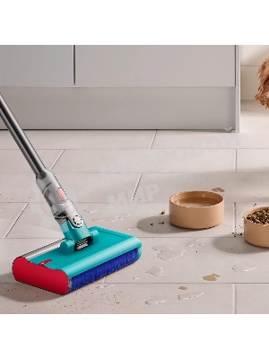 Пылесос вертикальный Dyson V15s Detect Submarine (448798-01) серый, питание от аккумулятора, 240 Вт, уборка влажная/сухая, пылесборник 0,76 л, работа от АКБ max 60 мин.