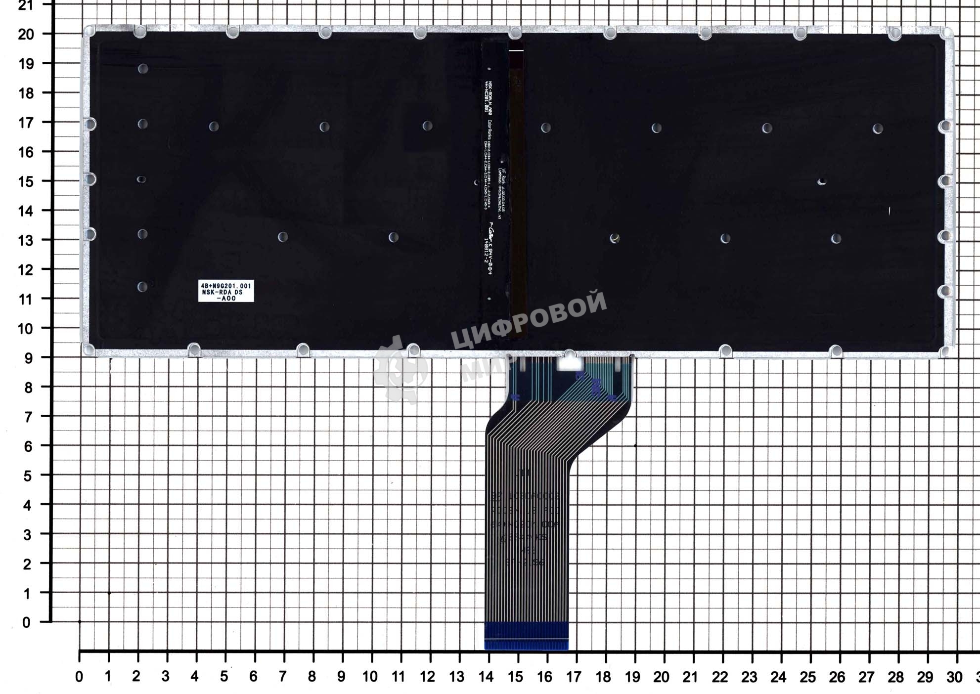 Клавиатура для ноутбука Acer Swift 3 SF314-51 черная с подсветкой