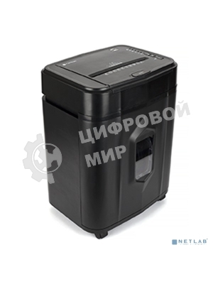 Шредер Heleos АП20-5 белый/черный с автоподачей (секр.P-5) перекрестный 131лист. 20лтр. скрепки скобы пл.карты