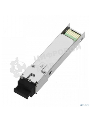 Модуль NTSS SFP, 1,25Гбит/с, разъем SC, рабочая длина волны 1550/1310нм, SM, WDM, дальность до 20км, ОБ 14дБ, DDM NTSS-SFP-1.25G-53-20SD