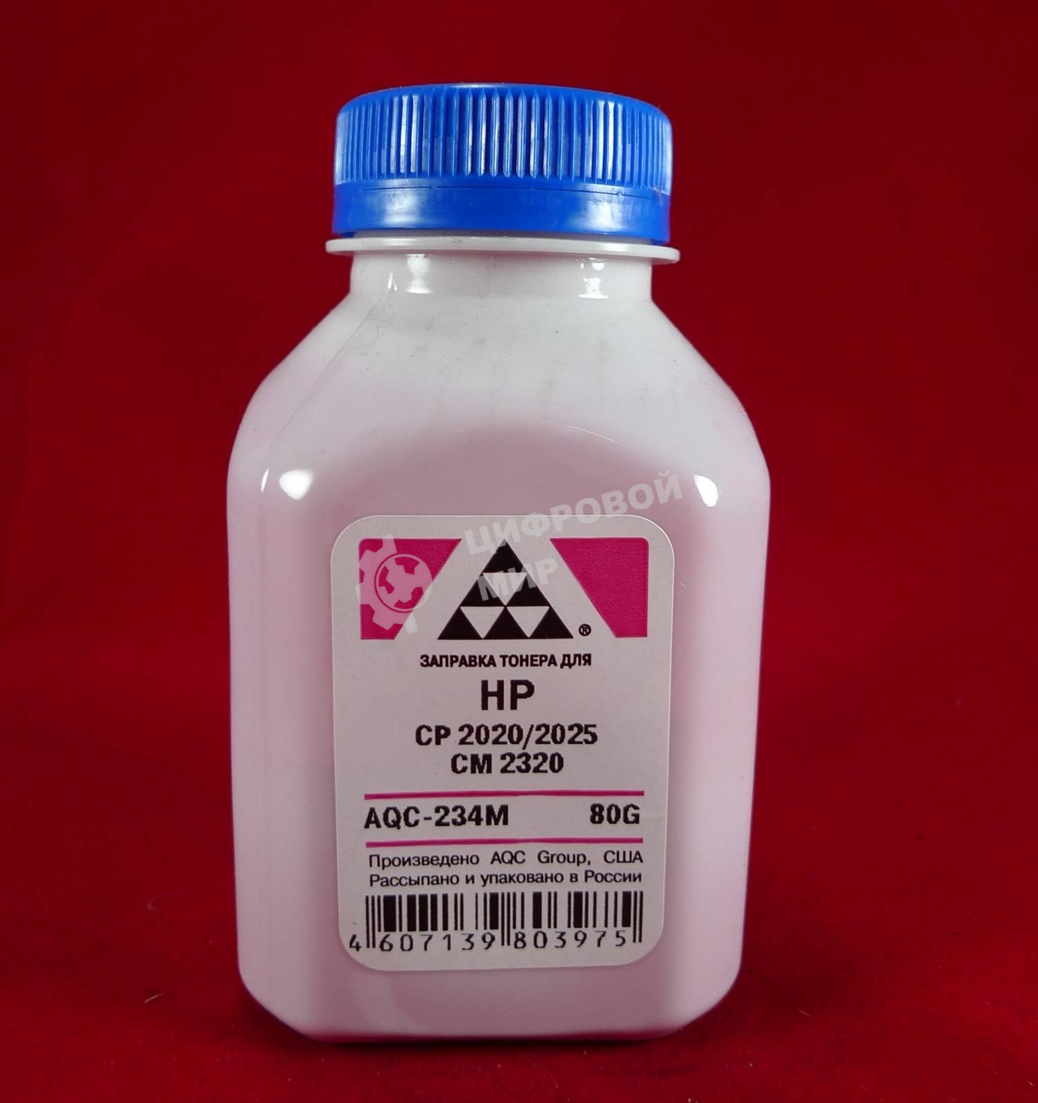 Тонер HP CP2020/2025/CM2320 Magenta, (фл.80г.) AQC фас. Россия