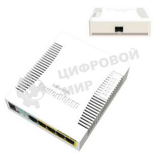 Коммутатор сетевой MikroTik RB260GSP RouterBOARD 260GSP with indoor case and power supply