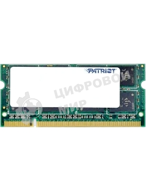 Оперативная память Patriot Signature, DDR4, 8GB (1x8 GB), 2666 MHz, CL19, SO-DIMM