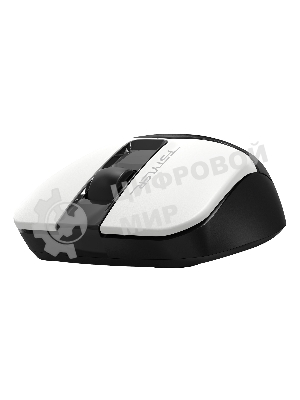 Мышь беспроводная A4Tech Fstyler FG12 белый/черный, 1200 dpi, радиоканал, USB, кнопки - 3