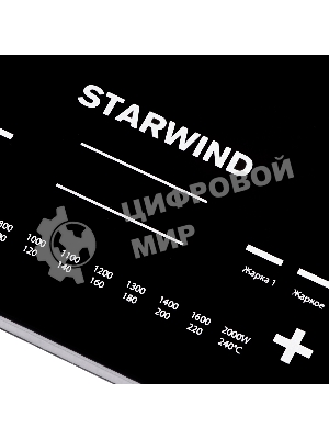 Индукционная плитка Starwind STI-1001 черный стеклокерамика (настольная)