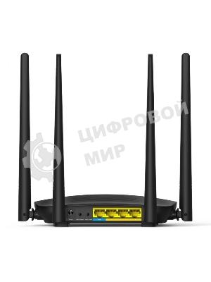 Маршрутизатор Tenda AC5 1200Mbps 11AC wave2Router, MU-MIMO,1Ghz CPU，4X5dbi Antennas, 1X100Mbps WAN, 3x100Mbps LAN,WiFi On/Off Switch,Universal Rep