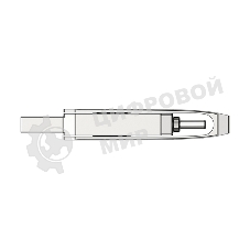 Флешка USB Netac U782C, 256Gb, USB 3.0, серебристый