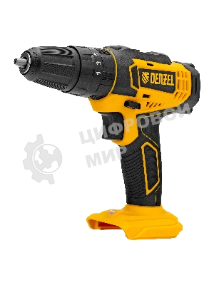 Дрель-шуруповерт Denzel CID-18-0, 18 В, 0 Ач, 30 Нм, щеточный, ударный