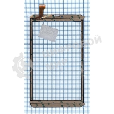 Сенсорное стекло (тачскрин) для Digma Plane 8550S 4G черное