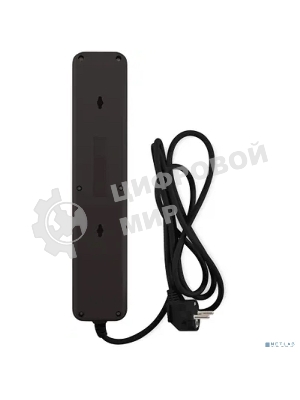 Сетевой фильтр Buro 500UNH-3-BG 3м (5 розеток) черный/серый (коробка)