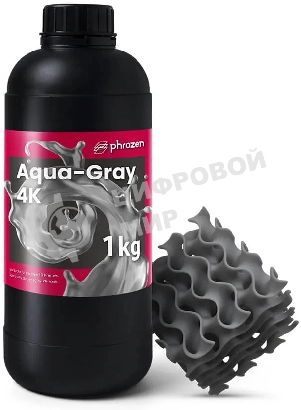Смола 3d Phrozen AQUA 4K серый 1кг