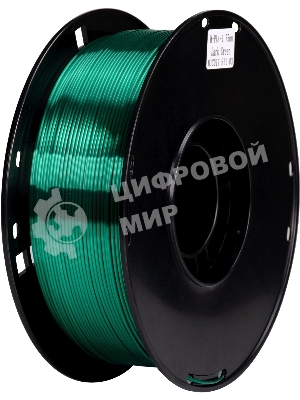 Пластик для принтера 3D Cactus CS-3D-PLA-1KG-S-DGR PLA SILK d1.75мм 1кг L326м 1цв.