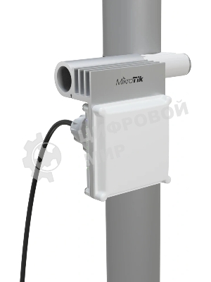 Точка доступа MikroTik CubeSA 60Pro ac (60Ghz antenna, 802.11ay wireless and 5GHz 802.11ac backup, 4 core x 716MHz CPU, 256MB RAM, 1 x Gigabit LAN port, RouterOS L4, POE, PSU) for use as an AP in Point-to-Multipoin