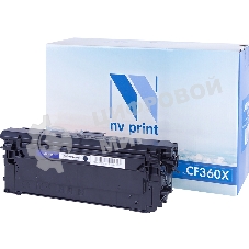 Картридж лазерный NVPrint совместимый НР CF360X черный для LJ Color M552/M553 (12500k)