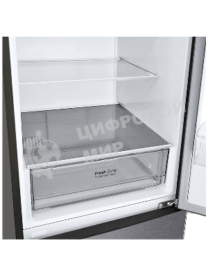 Холодильник LG GA-B509CLCL графитовый двухкамерный 277/107л морозилка снизу, No Frost