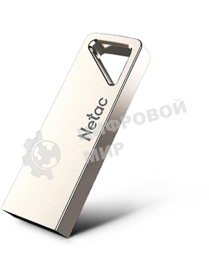 Флешка USB Netac U326 (NT03U326N-008G-20PN), 8Gb, USB 2.0, R/W 50/15, серебристый