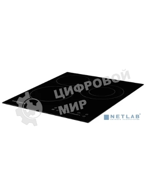 Электрическая варочная панель Kuppersberg ECS 402/ширина 45 см, 3 зоны ускоренного нагрева HI-Light, 1 зона с двойным расширением, сенсорное управление+слайдер, 4 цифровых дисплея, 9 уровней мощности, автоотключение, защита от перелива, защита от детей, индикаторы остаточного тепла, таймер, Stop & Go, черный/прямой край