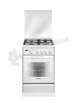 Плита газовая Gefest ПГ 5300-03 0040 белый, конфорок 4 шт, духовка 52 л, 50 см x 85 см x 58.5 см