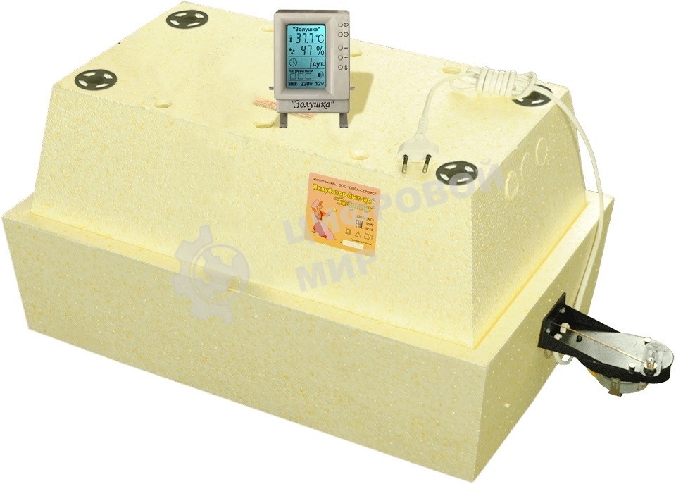 Инкубатор Золушка 2020, 28 яиц, автоповорот, ЖК дисплей (28-220)