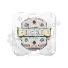 Переключатель Kranz DEA 1кл перекрест. с/у 10А мех. бежевый (1/10/120)