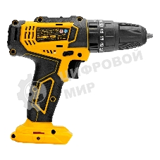 Дрель-шуруповерт Denzel CID-18-0, 18 В, 0 Ач, 30 Нм, щеточный, ударный