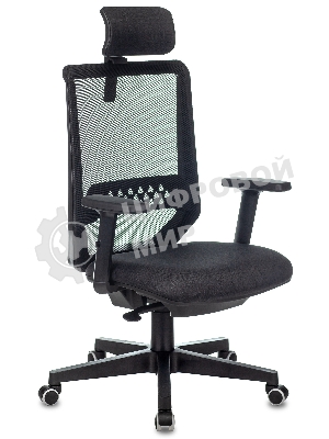 Кресло Бюрократ EXPERT TW-01 черный, сетка, подголовник