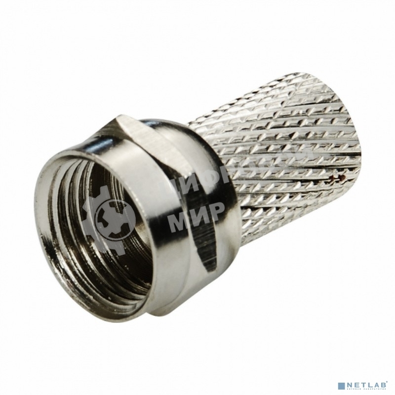 Разъем антенный на кабель Rexant F-разъем RG-6 (03-008C) 100шт