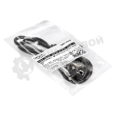 Кабель питания ExeGate Special PC-1S (Евровилка угловая Schuko->C13, 3*1.0мм2, CCA, черный, 1м)