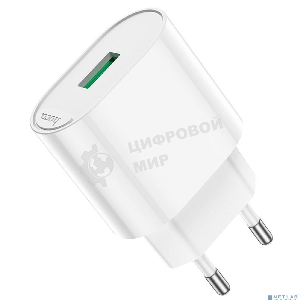 HOCO C109A/ Сетевое ЗУ/ 1 USB/ Выход: 10.5W/ White