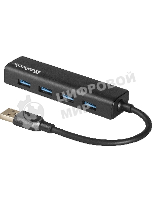 Концентратор USB Defender Quadro Express USB3.0, 4 порта