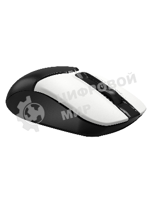 Мышь беспроводная A4Tech Fstyler FG12S белый/черный, 1200 dpi, радиоканал, USB, кнопки - 3