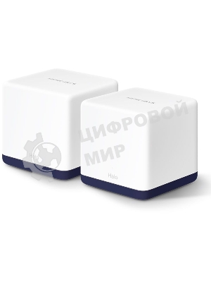 Система Mercusys MESH AC1900 Whole Home Mesh Wi-Fi System, 3× Internal Antennas, 3×Gb ports (WAN/LAN) (2-pack)