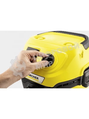 Строительный пылесос Karcher WD 3 P S V-17/4/20 желтый, 1000 Вт, уборка сухая/сбор воды, пылесборник мешок/контейнер, 17 л