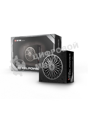 Блок питания Chieftec SteelPower BDK-750FC, 750Вт, 80 PLUS Bronze, 120мм, модульный, черный