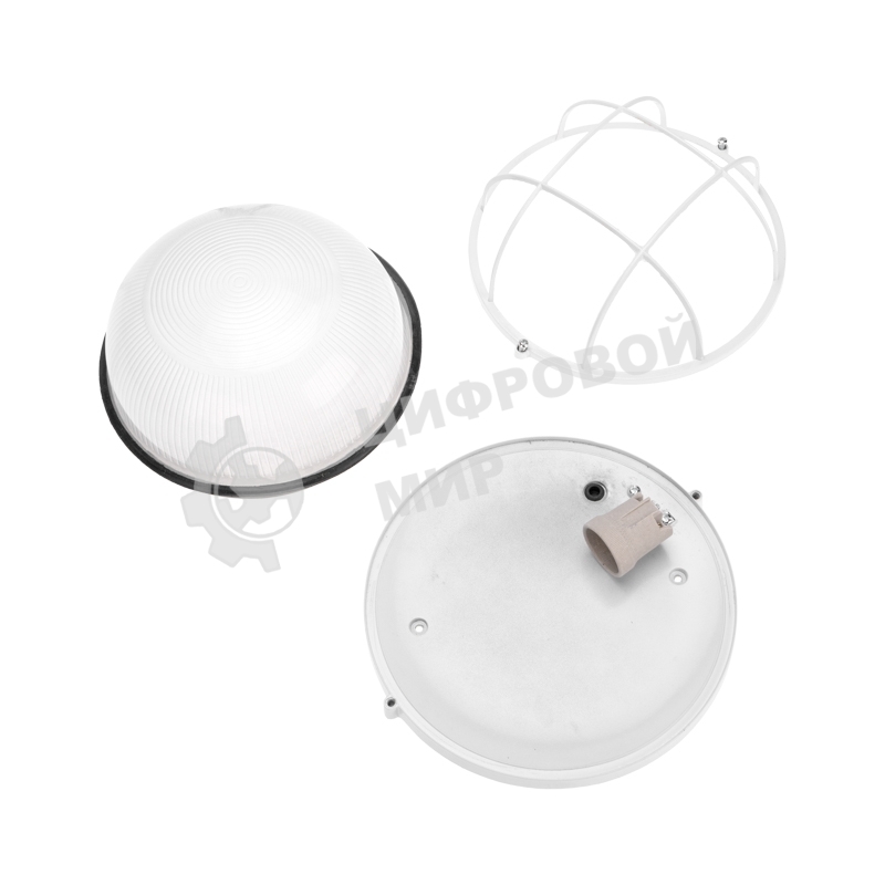 Светильник Rexant ЖКХ-03 под лампу круг 250х105мм IP65