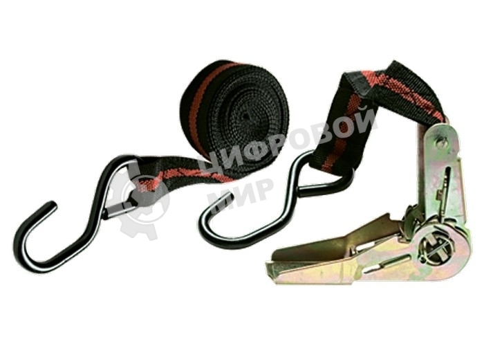 Ремень багажный с крюками, SPARTA 5 м, храповой механизм Automatic 543385