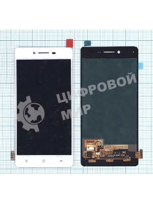 Дисплей для OPPO R7 белый