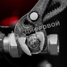 Переставные клещи Matrix 250 мм, кнопочный механизм, хром-ванадий, обливные рукоятки