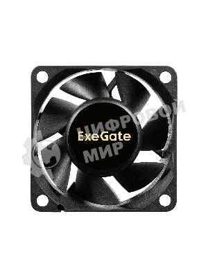 Вентилятор для корпуса ExeGate EX06025B3P-24 черный, 60 мм, 5100 об/мин, 34 дБ, 3 pin