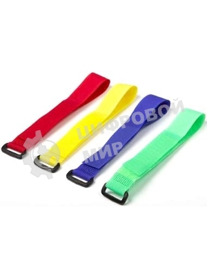 Хомут-липучка 125мм, 20 шт., желтый