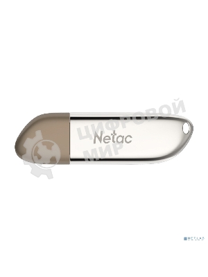 Флешка USB Netac U352 (NT03U352N-008G-20PN), 8Gb, USB 2.0, R/W 50/15, серебристый