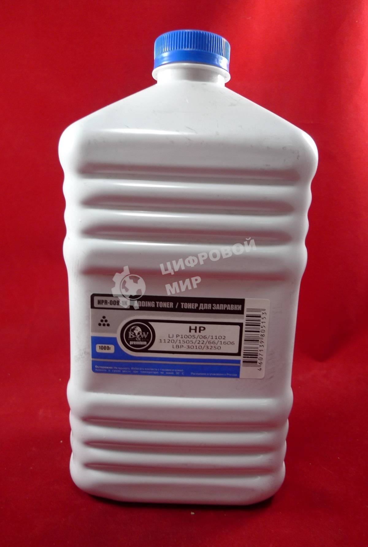 Тонер HP LJ P1005/06/1102/1120/1505/22/66/1606/LBP-3010/3250 (кан, 1кг.) B&W Premium фас России