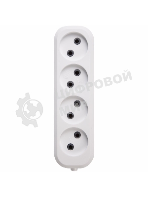 Колодка 4 гнезда без заземления Rexant