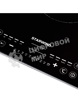 Индукционная плитка Starwind STI-1001 черный стеклокерамика (настольная)