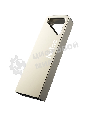 Флешка USB Netac U326 (NT03U326N-032G-20PN), 32Gb, USB 2.0, R/W 50/15, серебристый