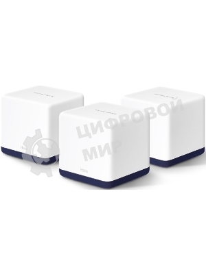 Система Mercusys MESH AC1900 Whole Home Mesh Wi-Fi System, 3× Internal Antennas, 3×Gb ports (WAN/LAN) (3-pack)