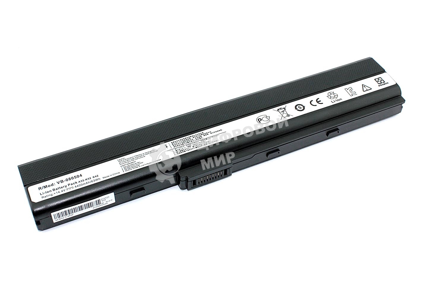 Аккумуляторная батарея для ноутбука Asus K52 4400mAh A32-K52 14.4V OEM черный