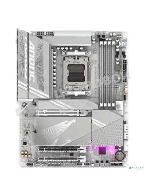 Материнская плата Gigabyte X870 AORUS ELITE WIFI7 ICE, AM5, AMD X870, 4xDDR5, 4xSATA, 4xM.2, 1xPCI-E 5.0 x16, 1xPCI-E 4.0 x4, 1xPCI-E 3.0 x2, 1xHDMI, 1x 2.5Gb LAN, 2xUSB-C 4.0, 2xUSB 3.2 Gen 2, 4xUSB 3.2 Gen 1, 4xUSB 2.0, 2x3.5 мм, 7.1, ATX