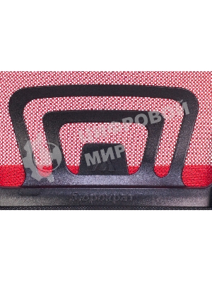 Кресло Бюрократ CH-695N/R/TW-11 красный/черный, сетка, 120 кг, механизм качания