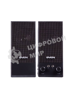 Акустическая система SVEN SPS-604 2.0 черный 4Вт